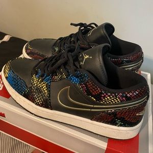 Air Jordan 1 Low Multi-Snakeskin